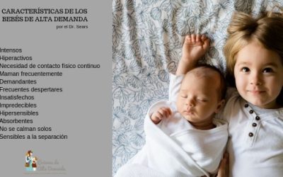 Características de un bebé de alta demanda